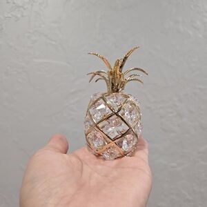 Pineapple Crystal Figurine Decor